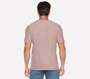 GODRI ALL DAY T-SHIRT, TAUPE/LAVENDER Apparel Top View