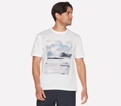 WAVE BREAK T-SHIRT, WWWHITE Apparel Bottom View