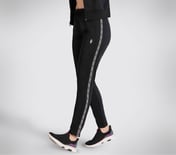 BRANDED KNIT TAPE PANT, BBBBLACK