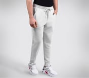 EARTH PEACE JOGGERS, WHITE/TAN Apparel Bottom View