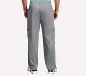 ATHLEISURE CARGO JOGGERS, TAN/CHARCOAL Apparel Left View