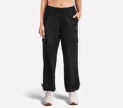 OASIS TRAVELER UTILITY PANT, BLACK Apparel Lateral View