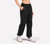 OASIS TRAVELER UTILITY PANT, BLACK Apparel Bottom View
