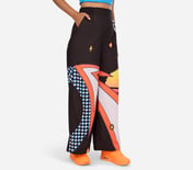 ENGINEERED PRINT PANT, BLACK