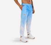 MI FAN PRINTED PANTS, WHT/NVY/BLUE