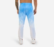 MI FAN PRINTED PANTS, WHT/NVY/BLUE