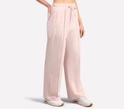 PIN TUCK PANTS, NEON PINK/YELLOW