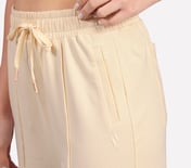 PIN TUCK PANTS, NATURAL/BLUE