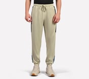 SKECHERS LIFESTYLE JOGGER, NATURAL/SILVER Apparel Lateral View