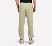 SKECHERS LIFESTYLE JOGGER, NATURAL/SILVER Apparel Left View