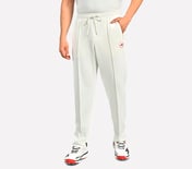 CRICKET PINTUCK JOGGER, WHITE Apparel Lateral View