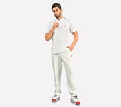 CRICKET PINTUCK JOGGER, WHITE Apparel Right View