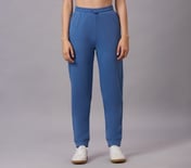 BASIC FIT BRANDED JOGGER, BLUE/MAUVE