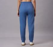 BASIC FIT BRANDED JOGGER, BLUE/MAUVE