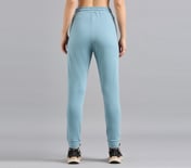BASIC FIT BRANDED JOGGER, GRAY/AQUA/PINK