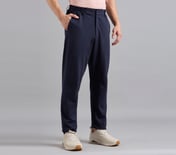 PULL UP APARTMENT PANTS, NAVY Apparel Bottom View