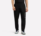 BONDED SIDE POCKET PANTS, BLACK