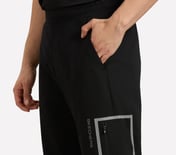 BONDED SIDE POCKET PANTS, BLACK