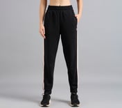 CONTRAST TAPE JOGGER, BLACK Apparel Lateral View