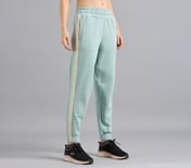 CONTRAST TAPE JOGGER, OFF WHITE/NAVY