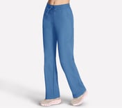GOLUXE RIB PANT, WHITE/BLUE Apparel Left View