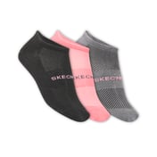 3 Pack of WOMENS MICROFIBER NON TERRY, GGREY/BLACK Accessories Lateral View