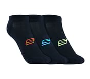 3 Pack of UNISEX NON TERRY LOWCUT, BBBBLACK Accessories Lateral View