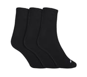 3 Pack of MENS 1/2 TERRY ANKLE, BBBBLACK