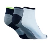 3 Pack of MENSFLAT KNIT LOW CUT, NAVY/GREY