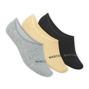 3 Pack WOMENS NON TERRY LINER SOCKS, MMULTI Accessories Lateral View