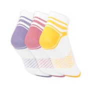3 Pack WOMENS NON TERRY LOW CUT SOCKS, MMULTI