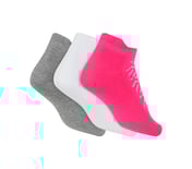 3 Pack WOMENS HALF TERRY ANKLE SOCKS, MMULTI