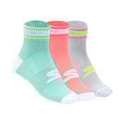 3 Pack of WOMENS NON TERRY ANKLE Socks, MMULTI
