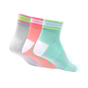 3 Pack of WOMENS NON TERRY ANKLE Socks, MMULTI