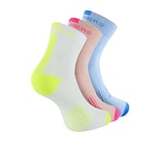 3PK WOMENS HALF TERRY ANKLE, MULTI Accessories Top View
