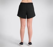 PERFORATED SHORTS, BLACK