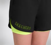 PERFORATED SHORTS, BLACK