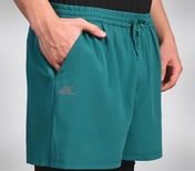 FIREFLY LAYER SHORTS, TEAL/BLUE