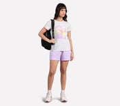 3D PATCH POCKET SHORTS, PURPLE/PERIWINKLE