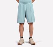 SKECHERS BASIC SHORTS, LT.GRAY/BLUE
