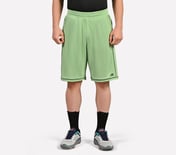 CONTRAST PIPING DETAIL SHORTS, LIGHT GREEN