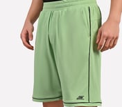 CONTRAST PIPING DETAIL SHORTS, LIGHT GREEN