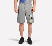 MENS ANIME STREET SHORTS, STONE/NATURAL