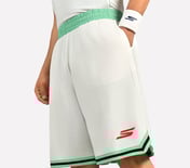 SKECHERS BASKETBALL MENS SHORTS, LIME/MULTI