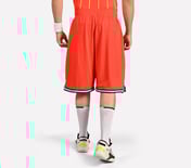 BASKETBALL PRINTED SHORTS, WHITE/BLACK/ORANGE