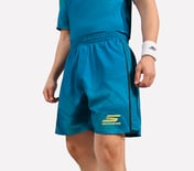 PICKLEBALL PERFORMANCE SHORTS, PERIWINKLE/AQUA Apparel Top View