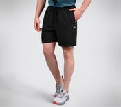 MENS WOVEN PERFORMANCE SHORTS, BLACK