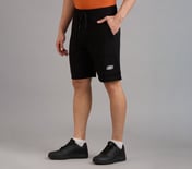PATCH POCKET SHORTS, BLACK