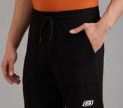 PATCH POCKET SHORTS, BLACK