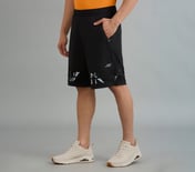BASKETBALL ZIPPER SHORTS, BLACK